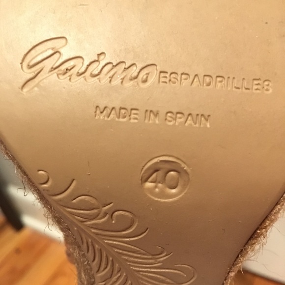 Eric Michael Tan Heel Espadrilles - Picture 5 of 7